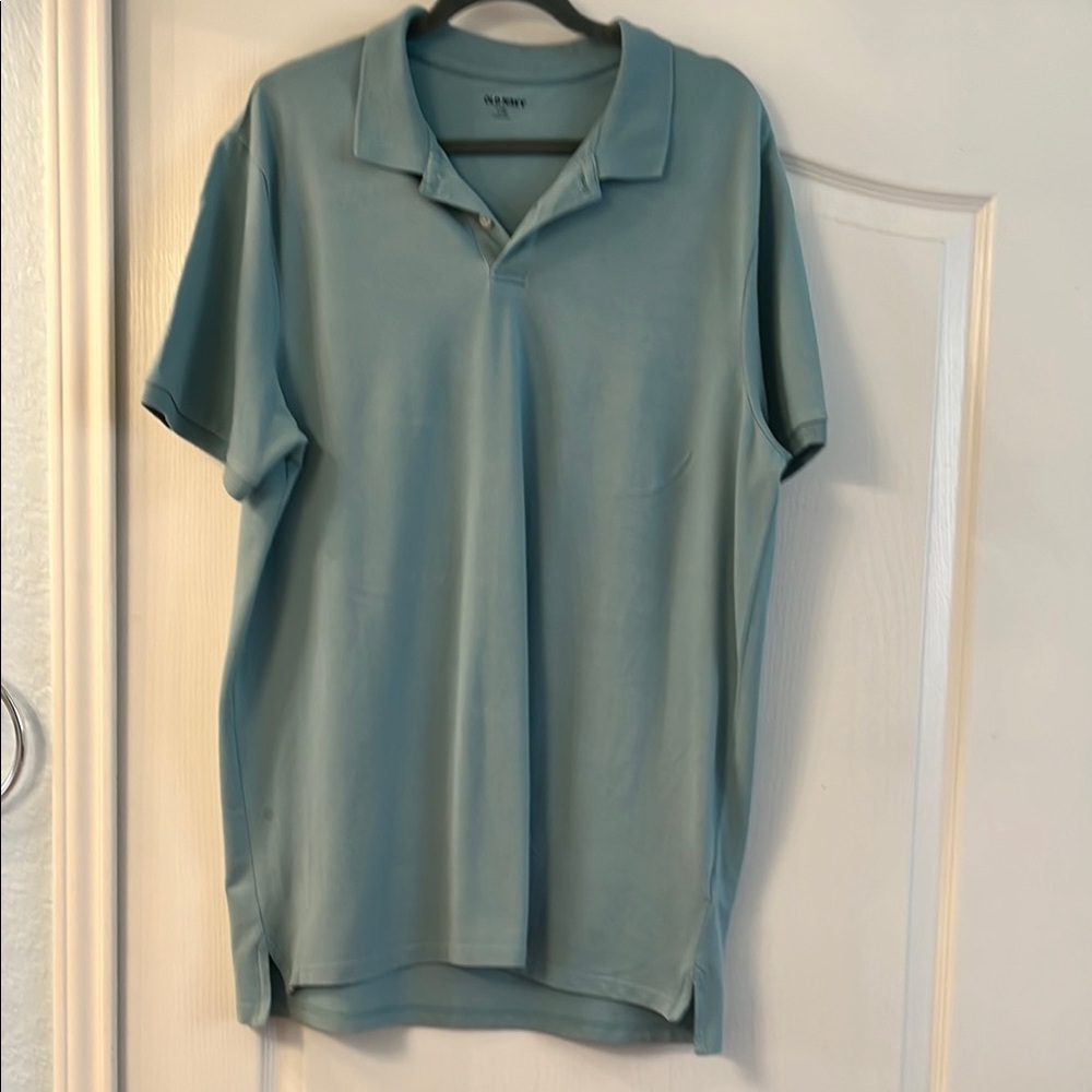 Old Navy mens light green - sea foam Polo Shirt Casual Short Sleeve. Large tall